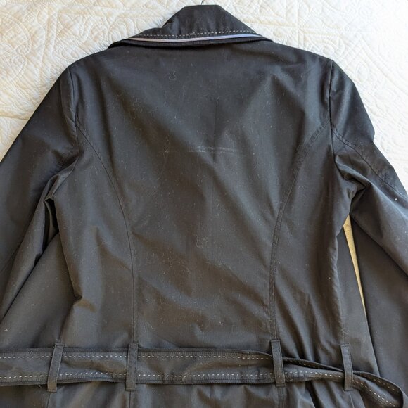 PROMOD Short black Trench Coat - Picture 5 of 10